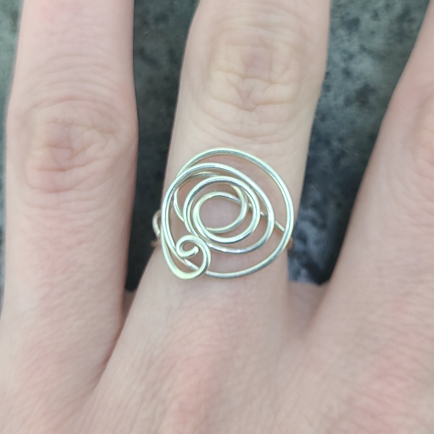 Adjustable Handmade Sterling Silver Ring