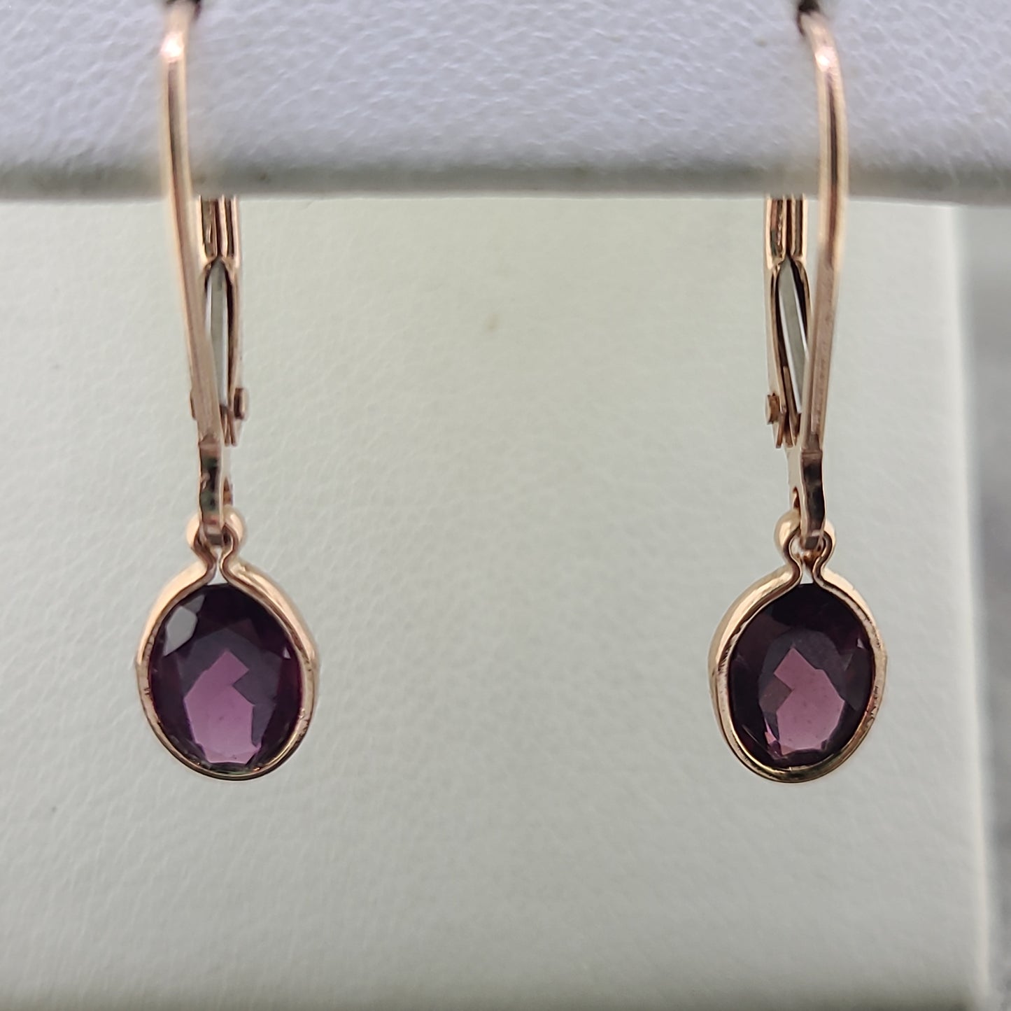 Rhodolite Garnet Earrings