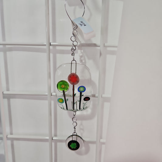 Fused Glass Hanging Suncatcher