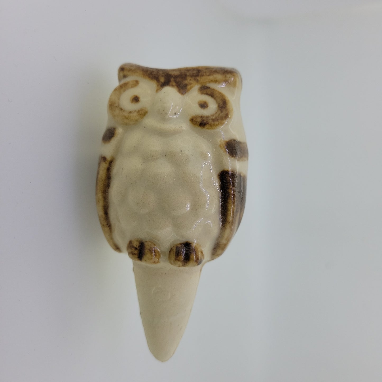 Ceramic Owl Plant Stake