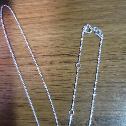 Sterling 16-18" 1mm Cable Chain