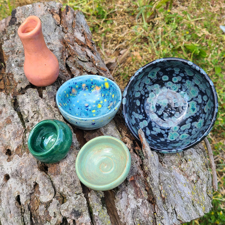 Handmade Jade Green Glaze Mini Pot