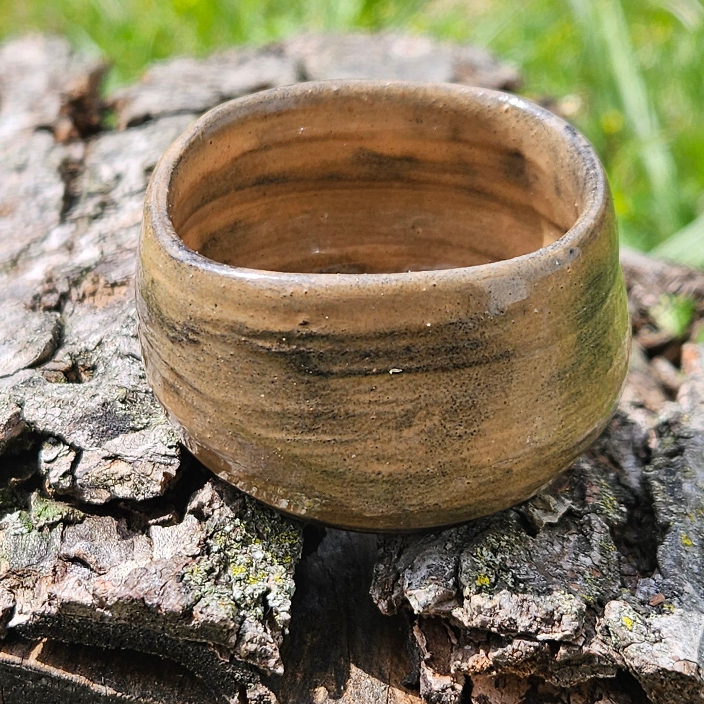 Brown Stoneware Dish