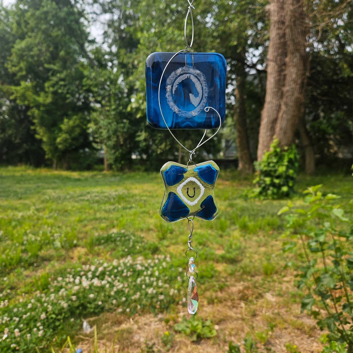 Fused Glass Horse Suncatcher