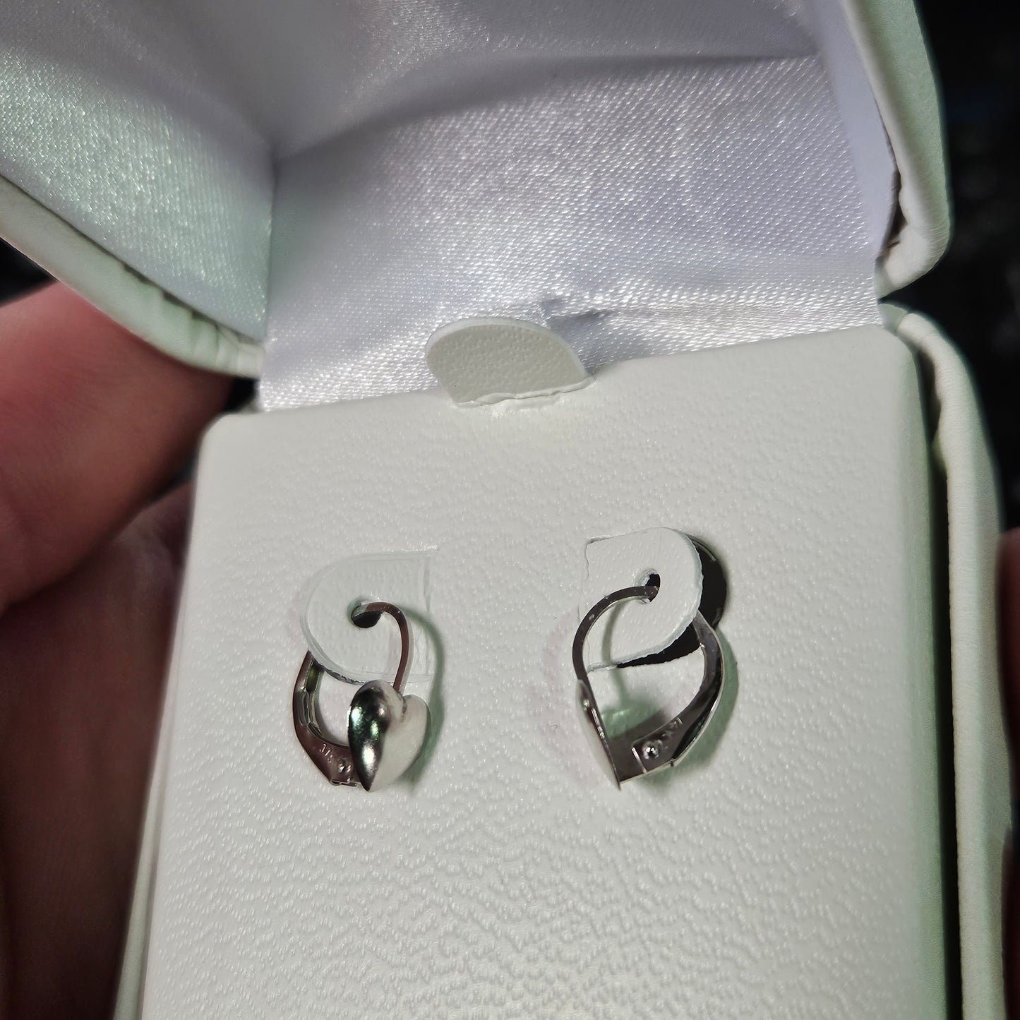 Children's Heart Leverback Earrings