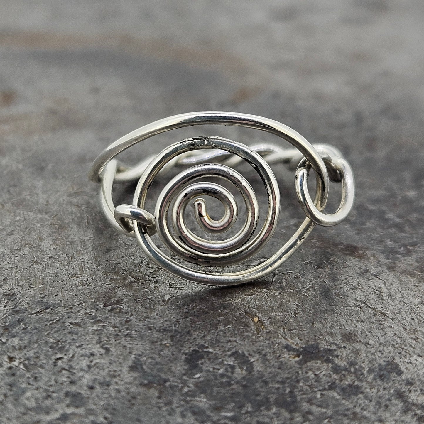 Handmade Sterling Silver Ring Sz. 8