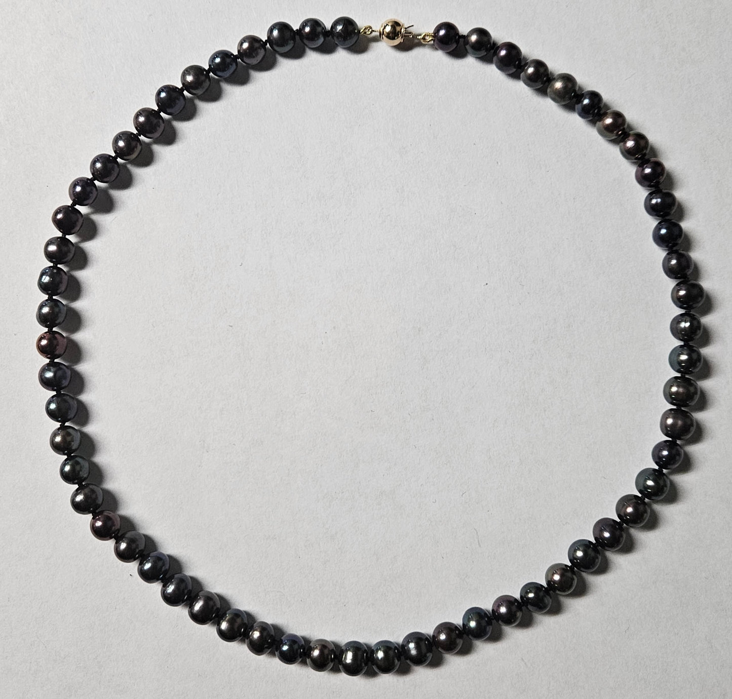 Fresh Water Black Pearl Necklace