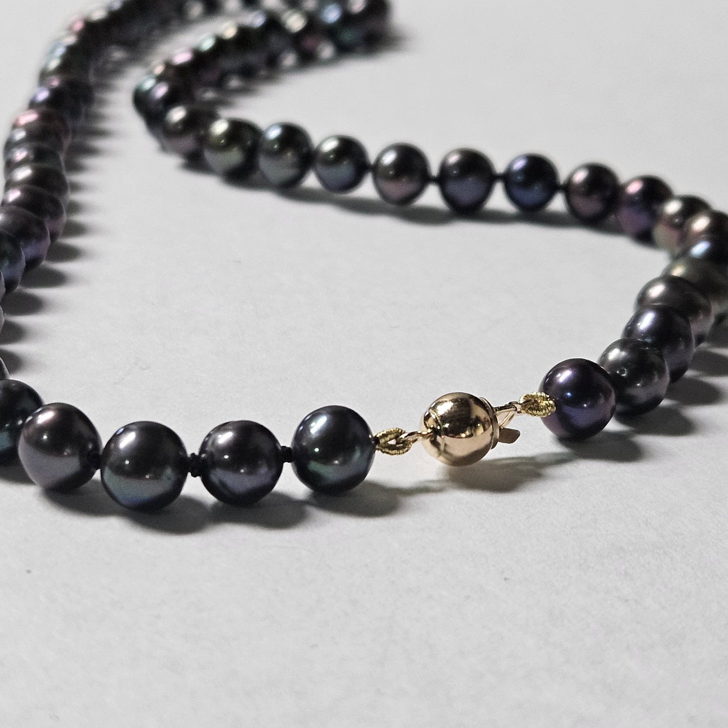 Fresh Water Black Pearl Necklace