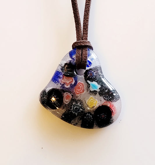 Fused Glass Heart Necklace