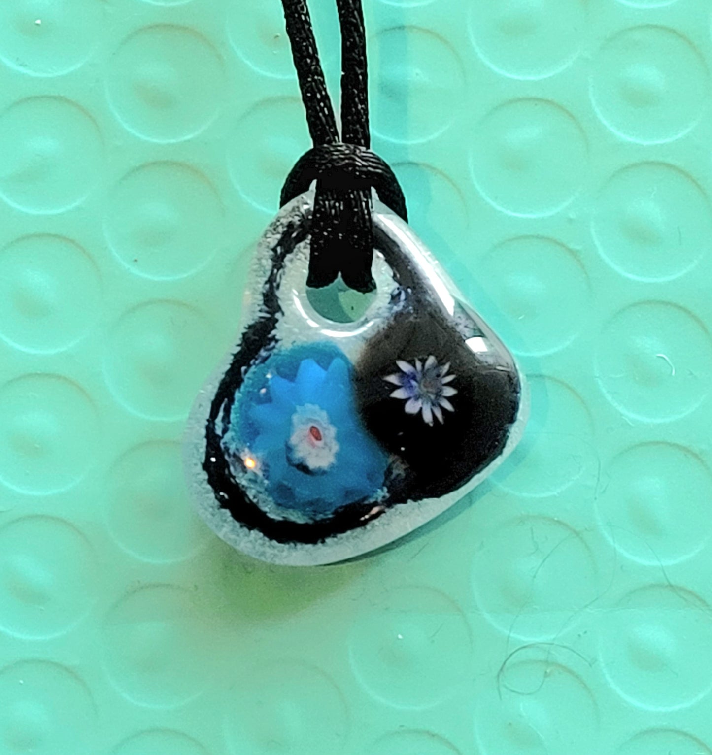 Fused Glass Heart Necklace