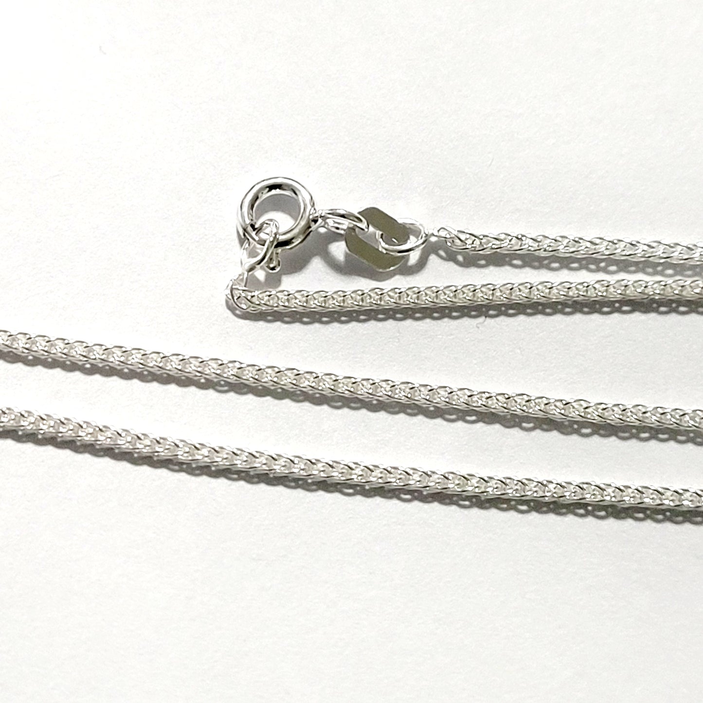 18" Wheat Chain. Sterling Silver