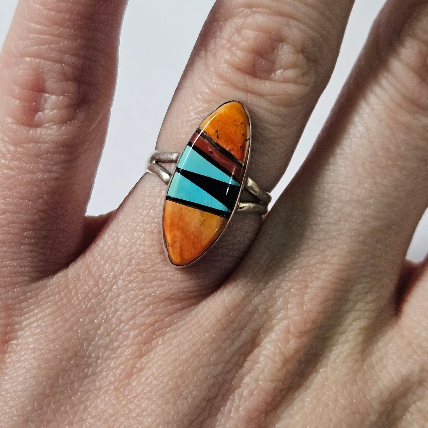 Sterling Inlay Ring