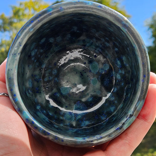 Blue Azure Brown Stoneware Bowl (second)