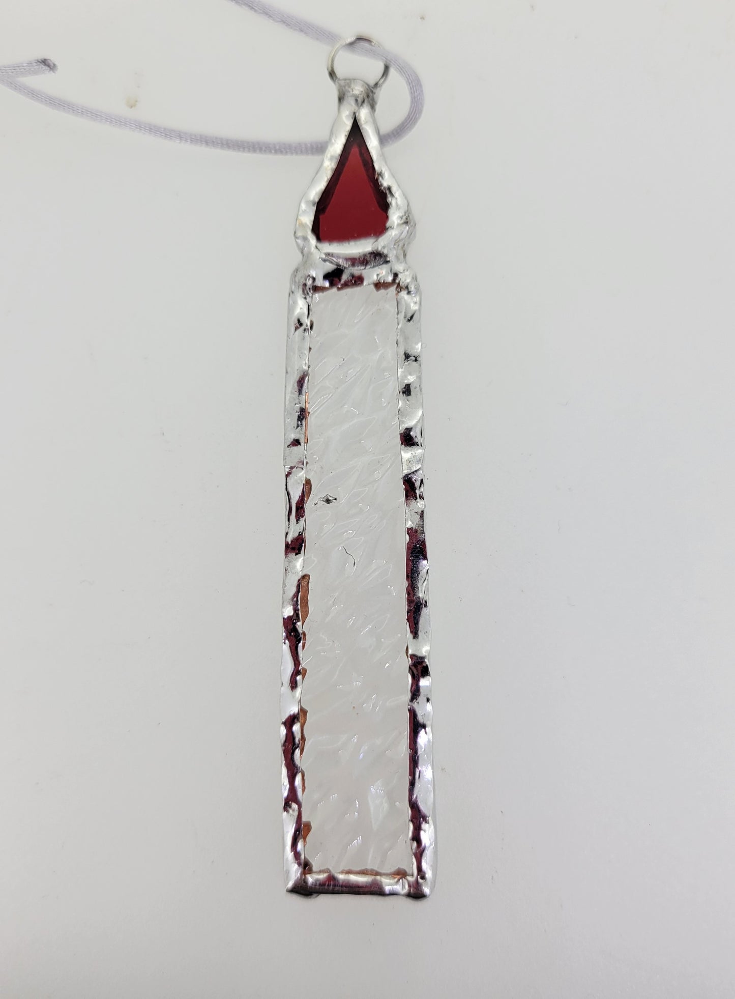 Small Candle Stained Glass