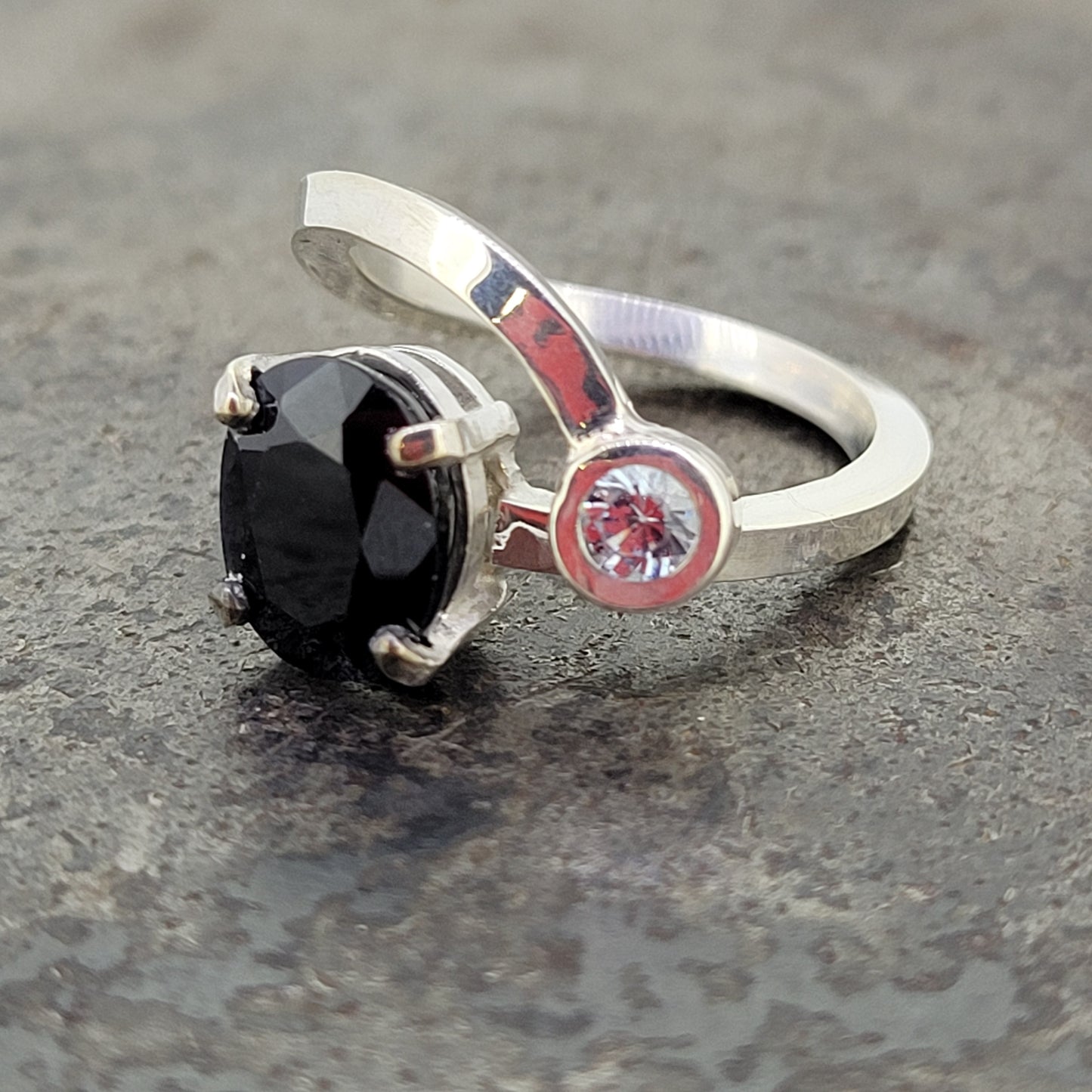 Handmade Sterling Silver Sapphire Ring