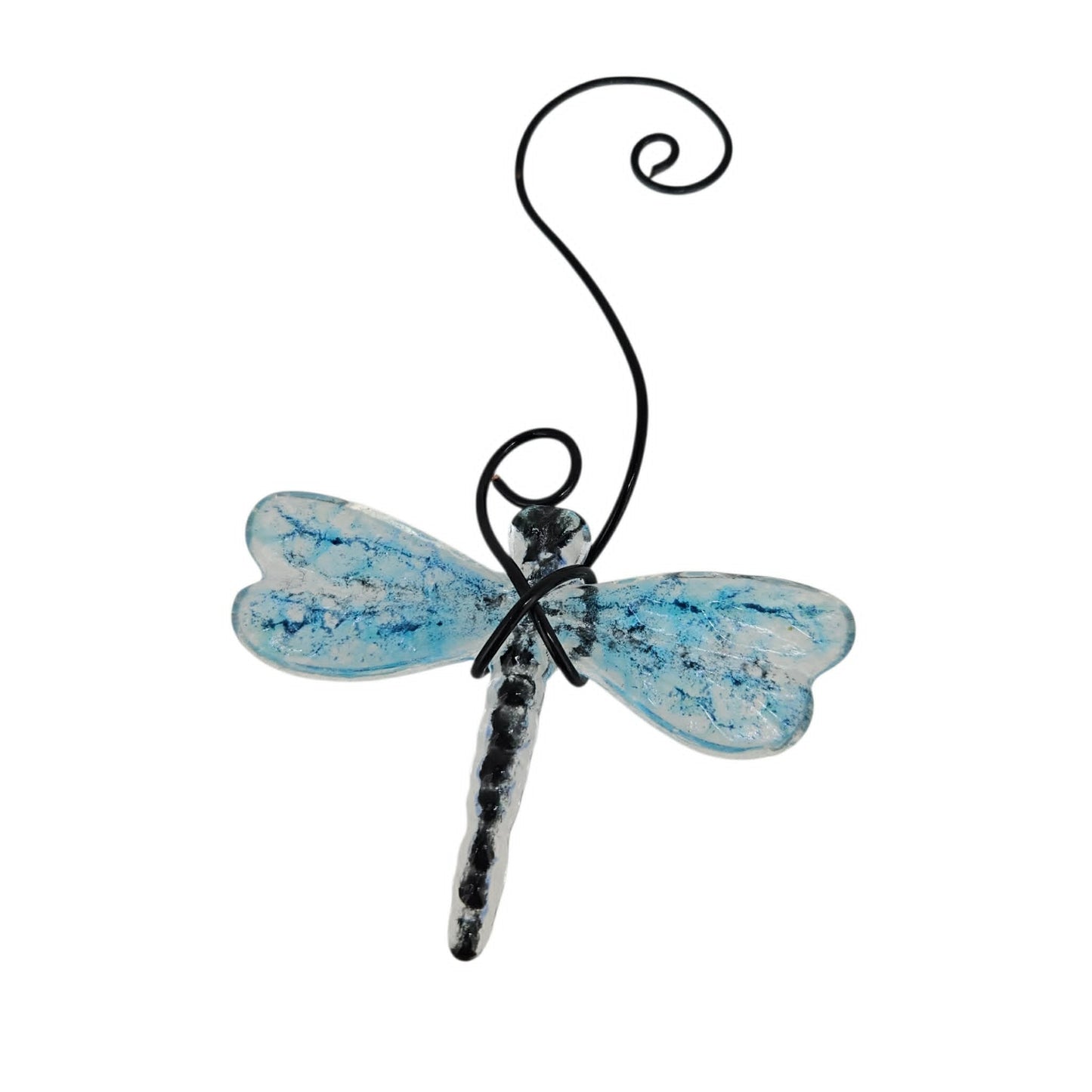 Handmade Fused Glass Dragonfly Suncatcher