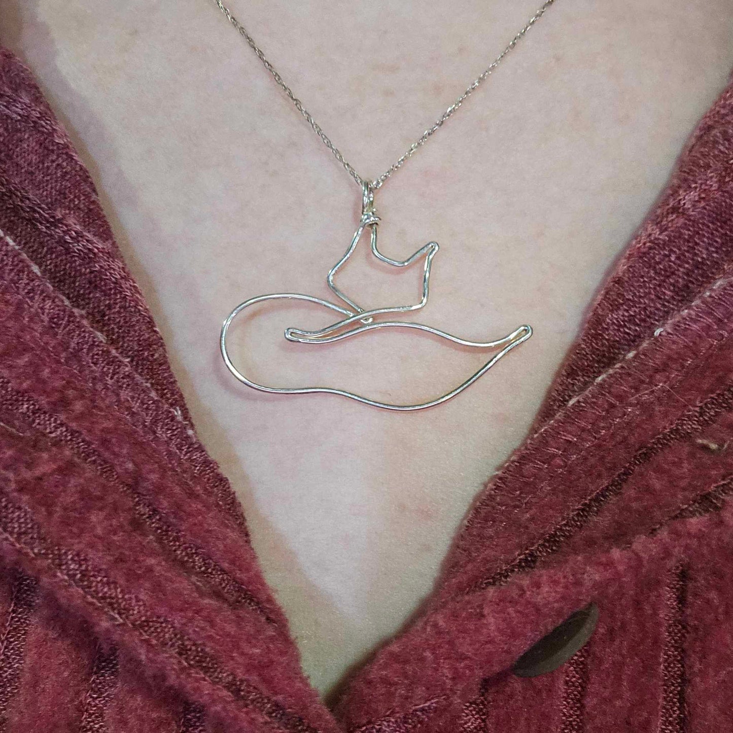 Sterling Fox Necklace