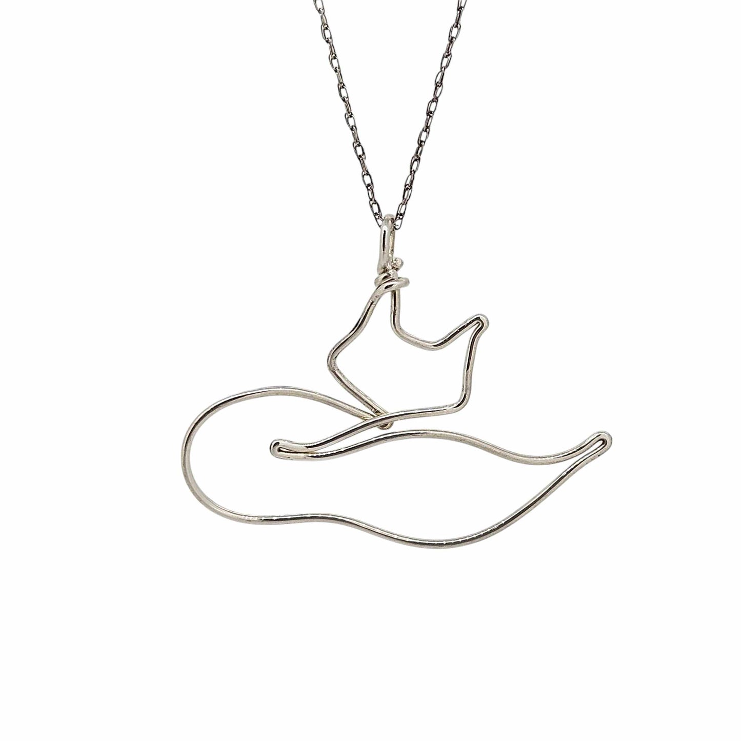 Sterling Fox Necklace