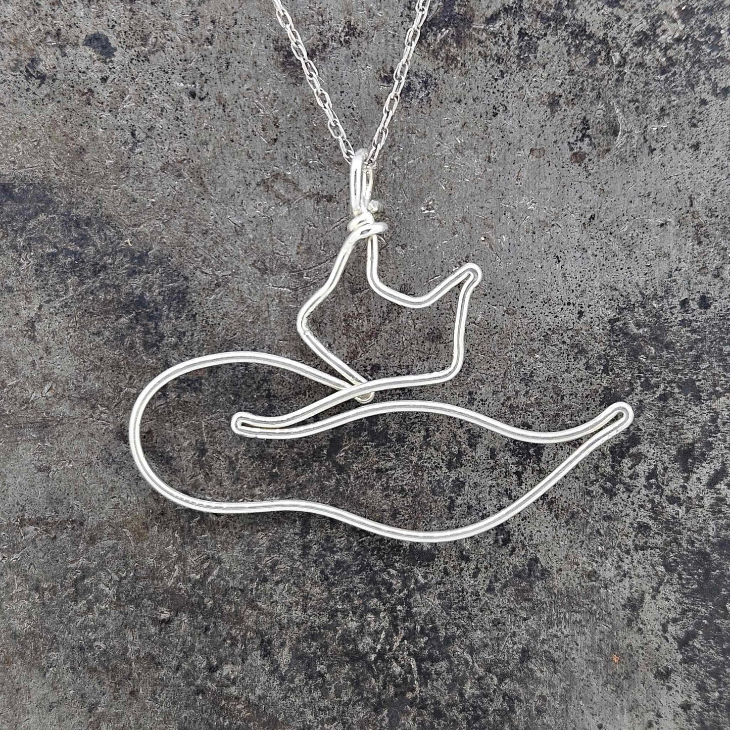 Sterling Fox Necklace