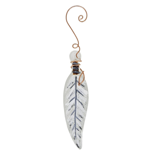 Fused Glass Feather Suncatcher