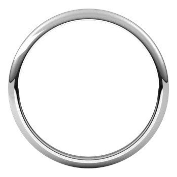 2mm 14Kk White Gold Band Sz. 6