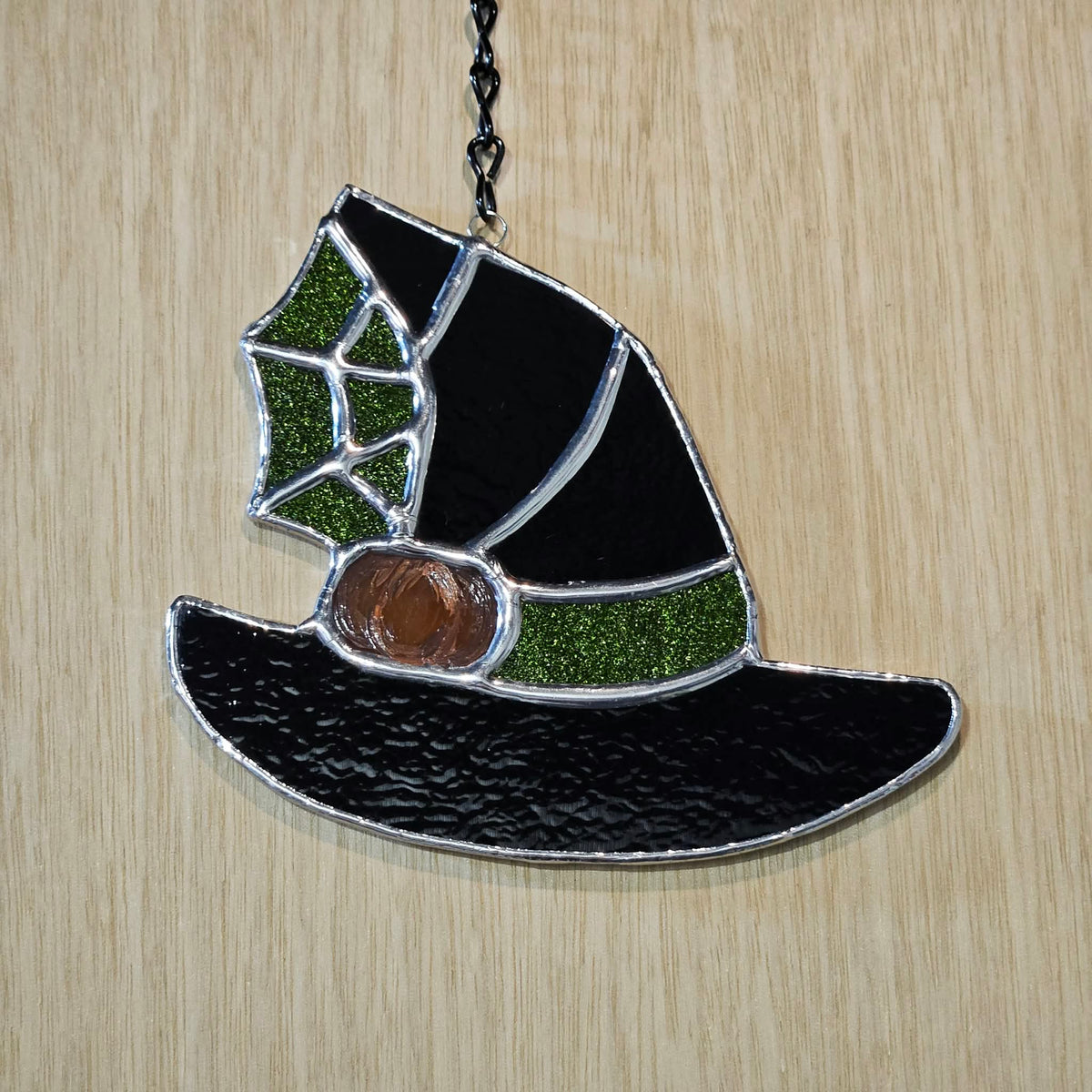 Handmade Witches Hat with Spider Web
