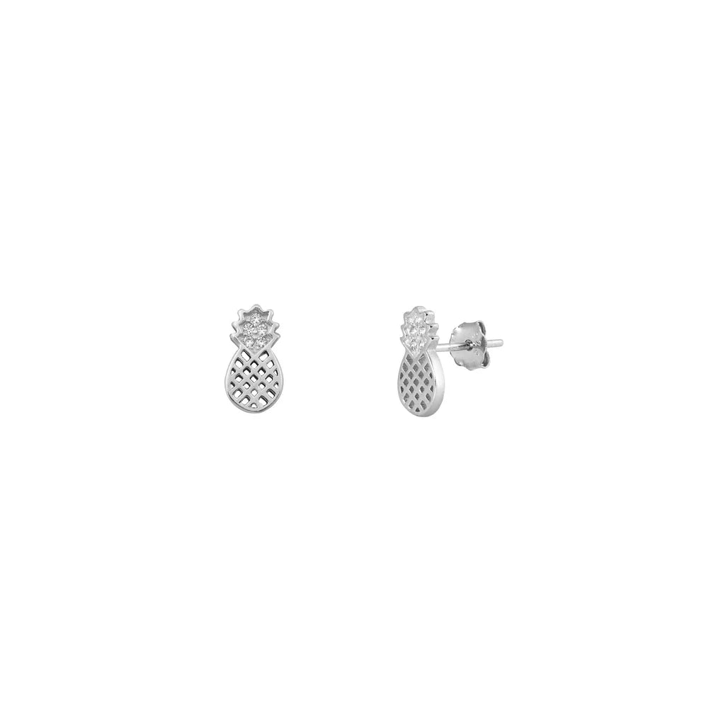 Sterling Pineapple Earrings