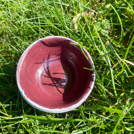 Speckled Brown Stoneware Bowl