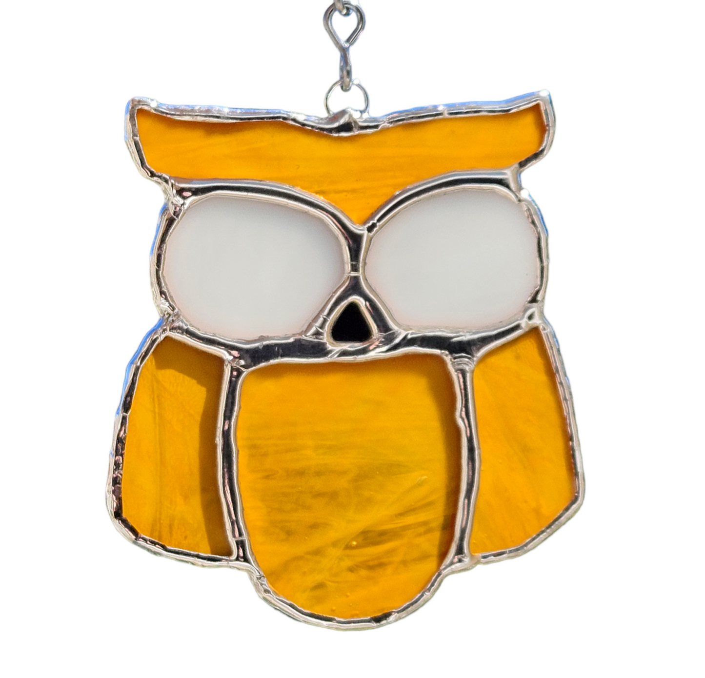 Owl Stained Glass Suncatcher