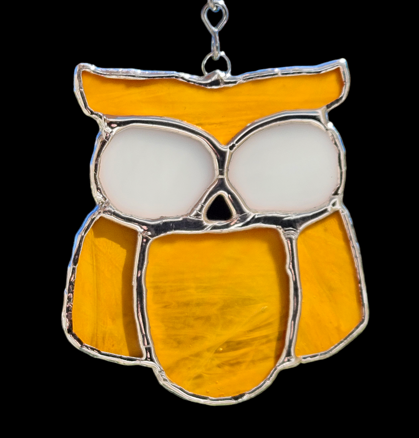 Owl Stained Glass Suncatcher