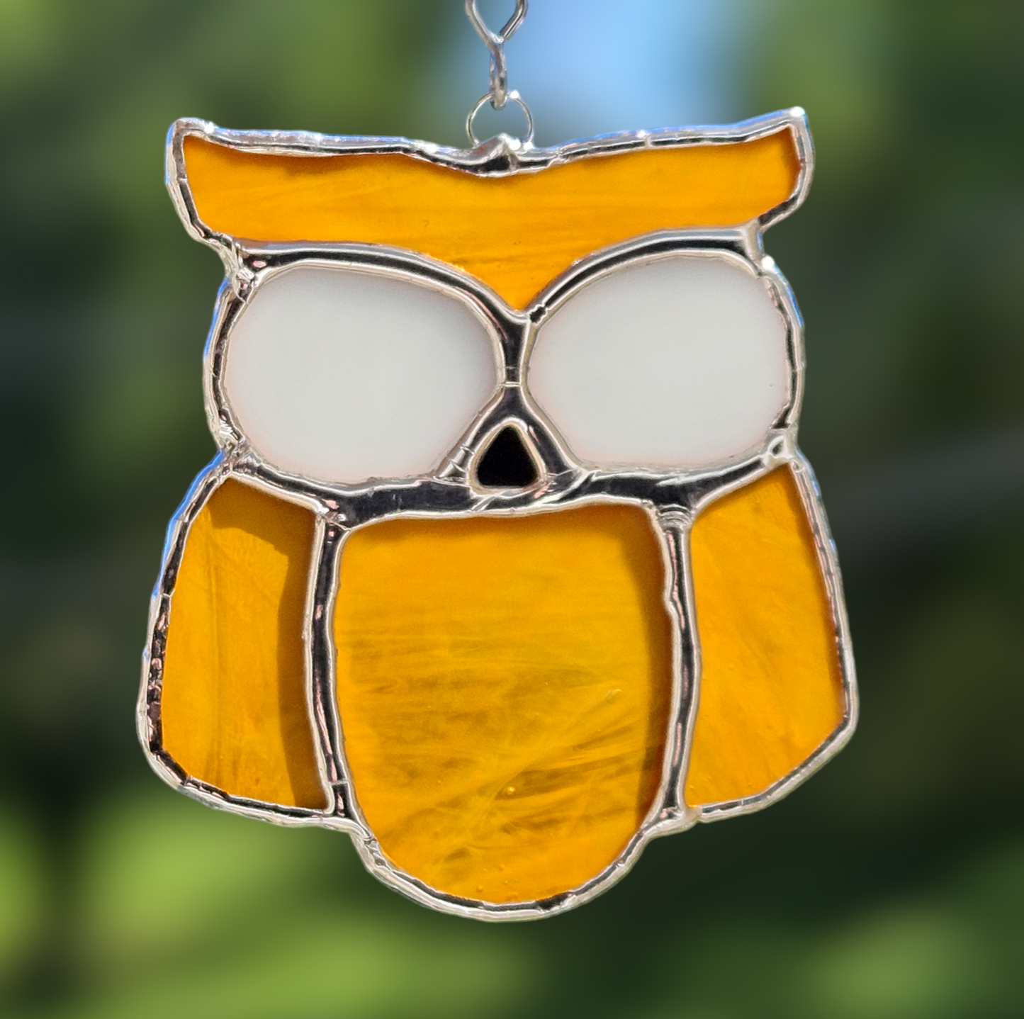 Owl Stained Glass Suncatcher