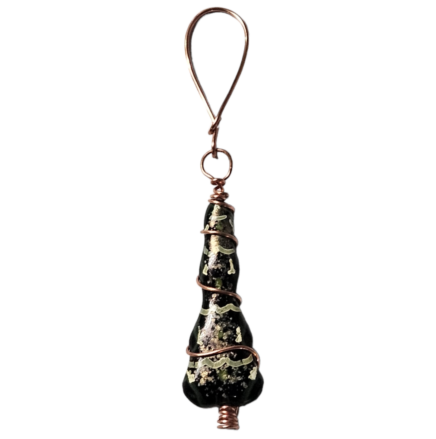 Fused Glass Christmas Tree Ornament