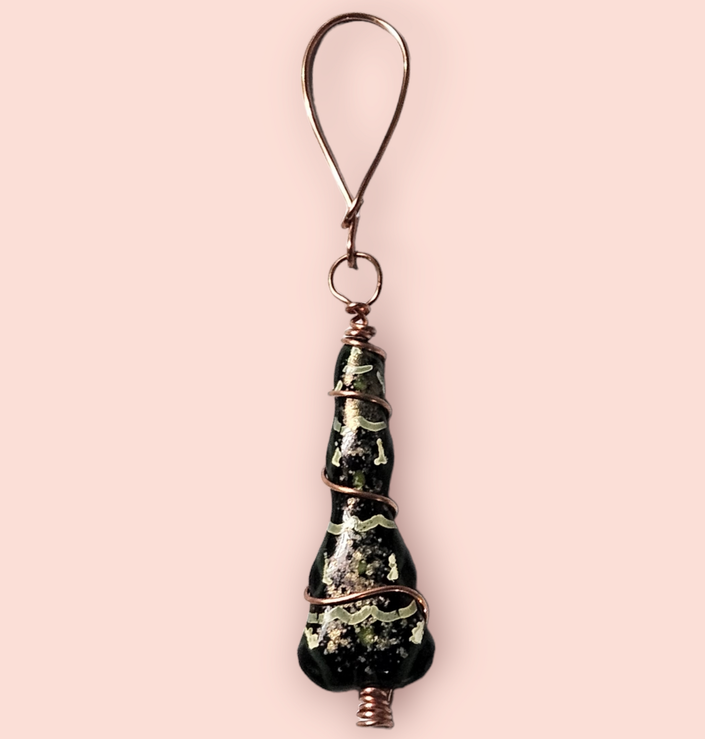Fused Glass Christmas Tree Ornament