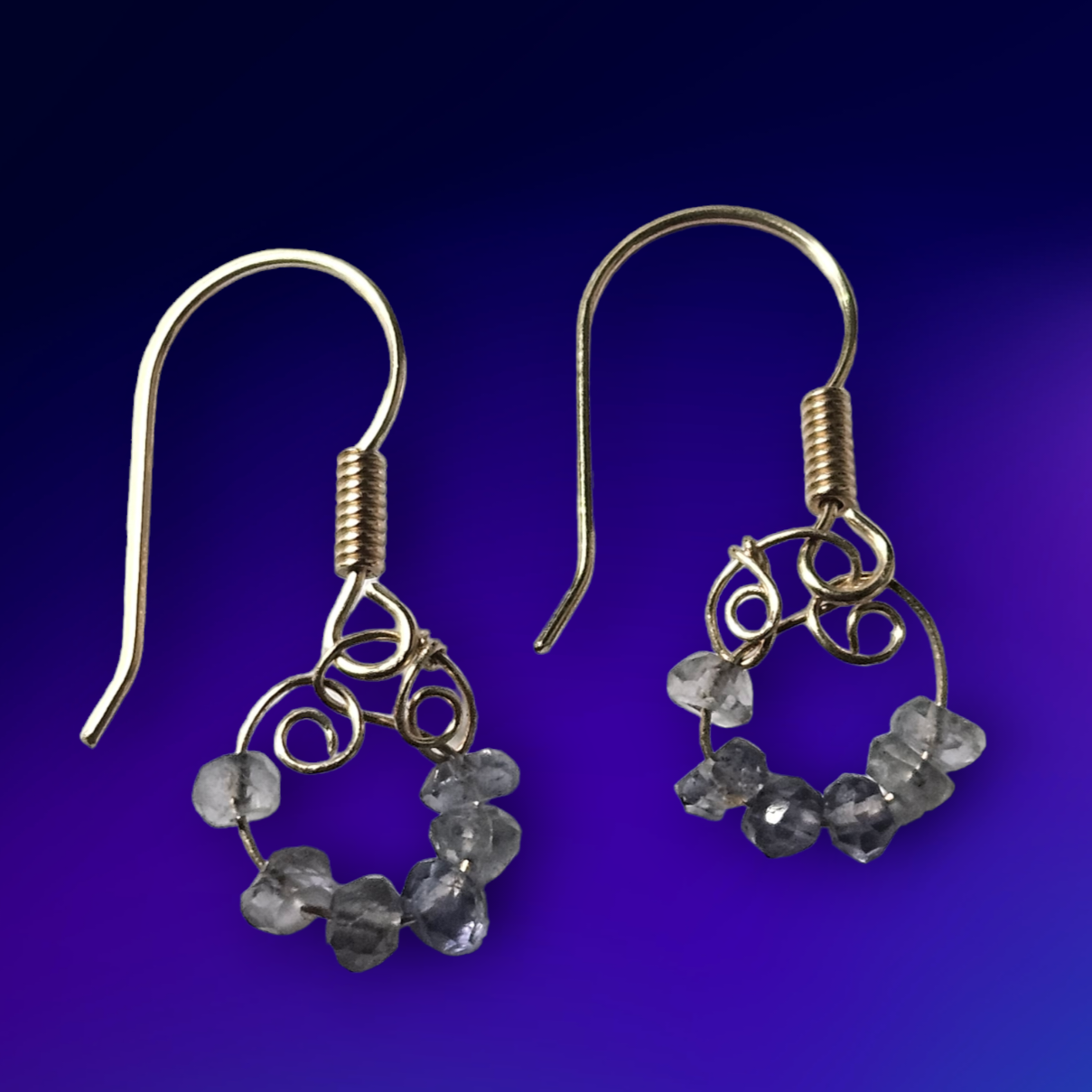 Iolite earrings hot sale