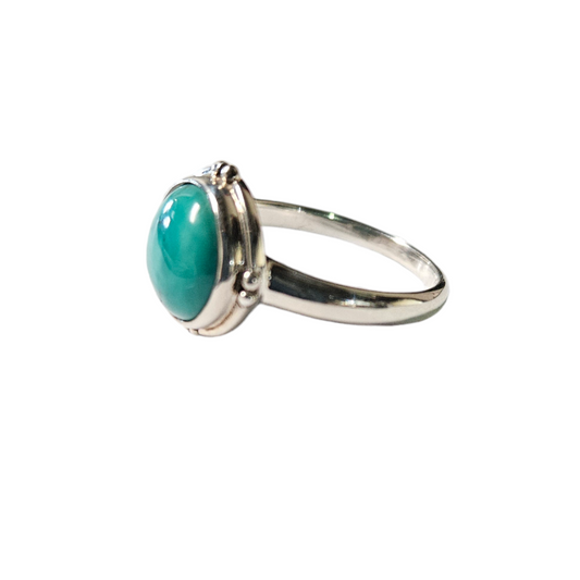 Sterling Silver Turquoise Ring sz 8