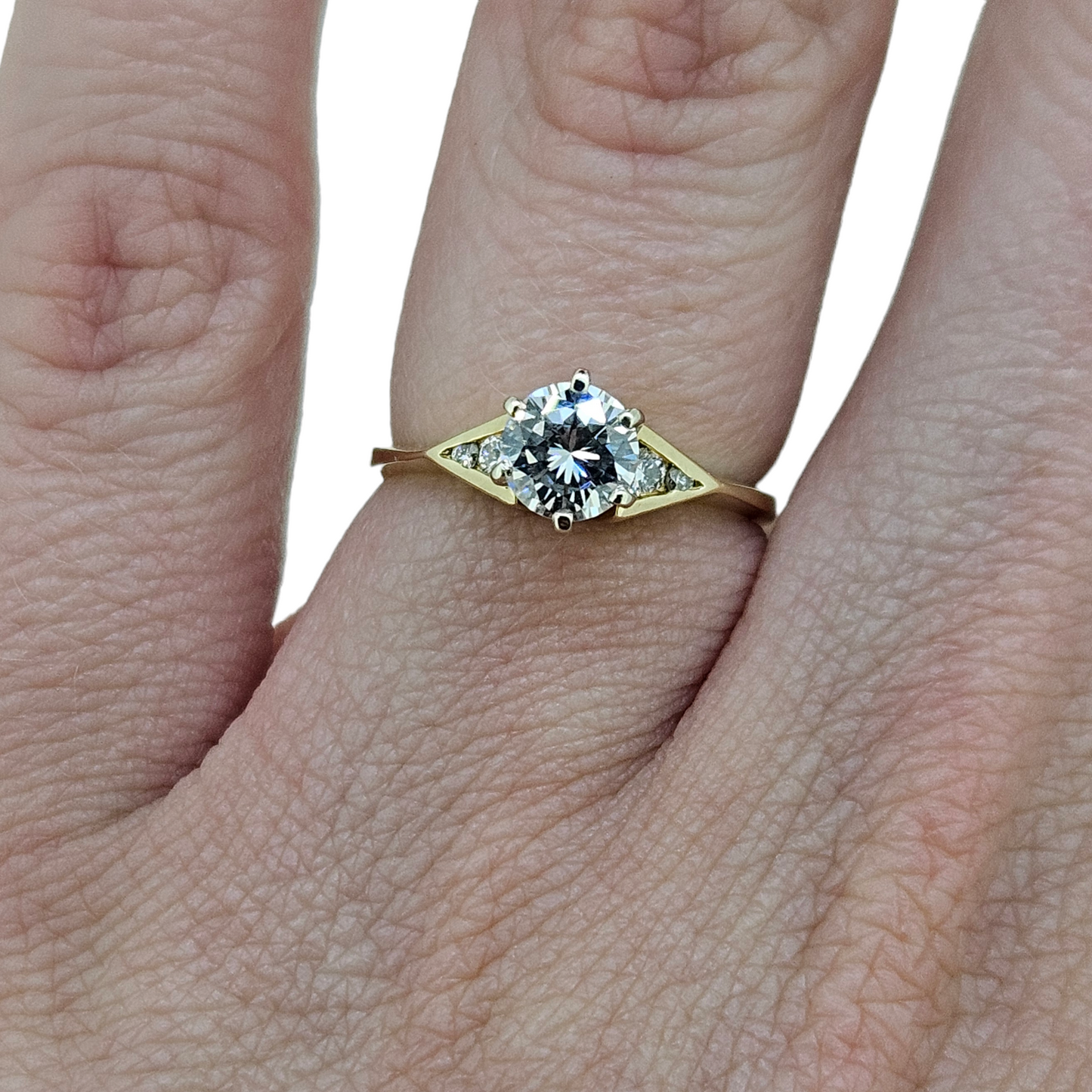 0.71ct Diamond Engagement Ring