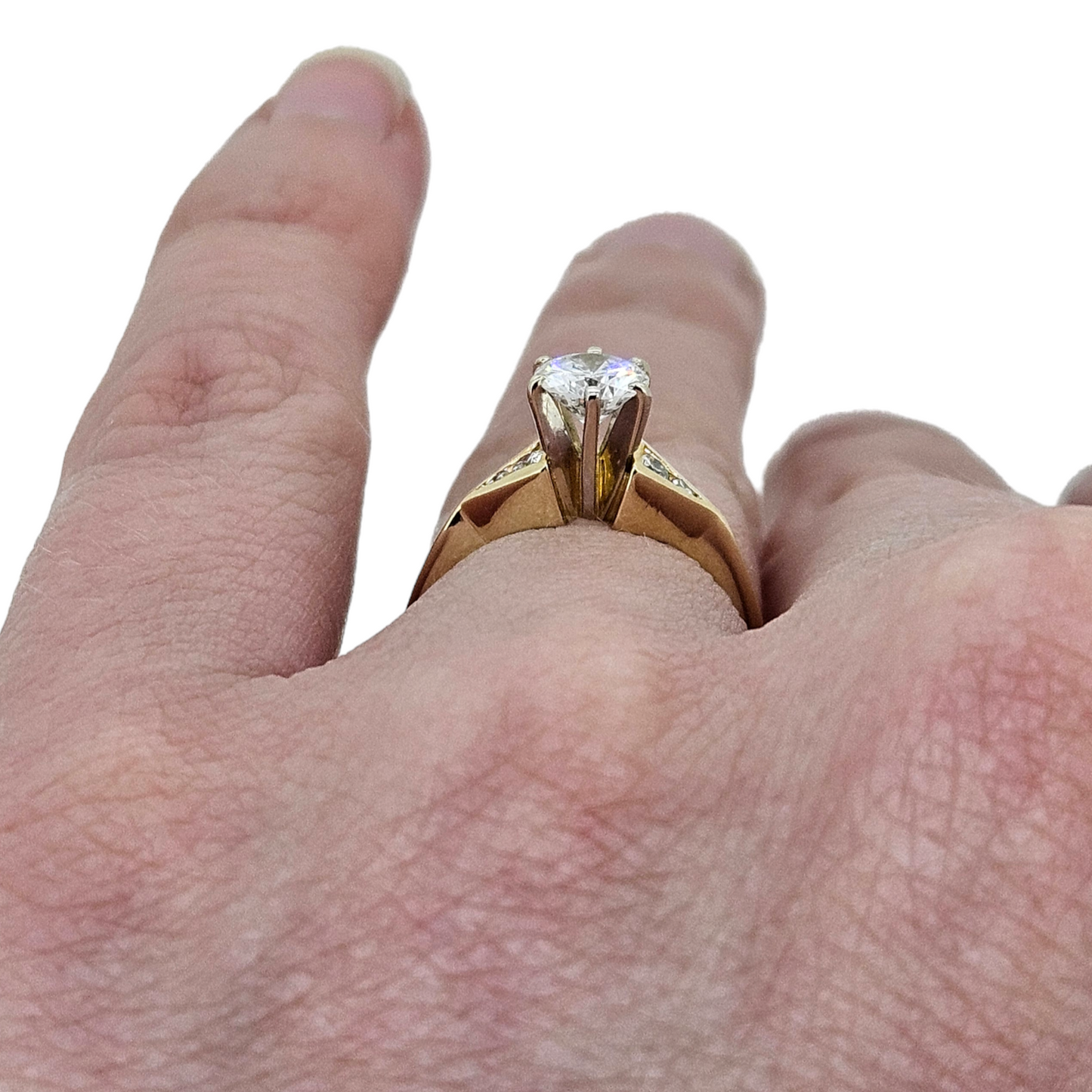 0.71ct Diamond Engagement Ring
