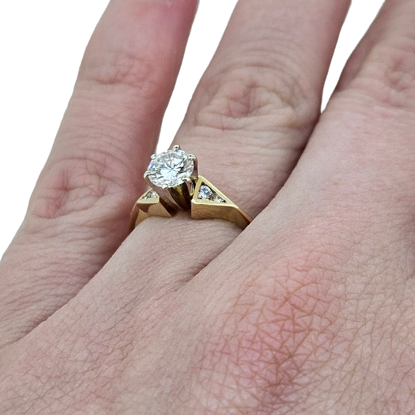 0.71ct Diamond Engagement Ring