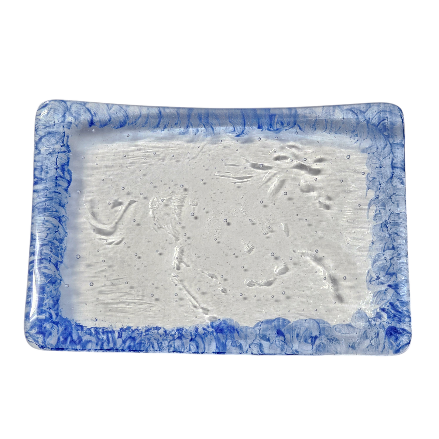 Handmade Fused Glass 6x4" Dish