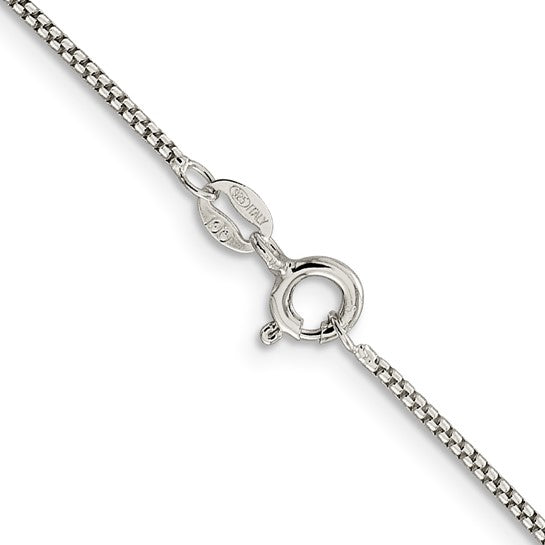 18" Sterling Silver Rounded Box Chain