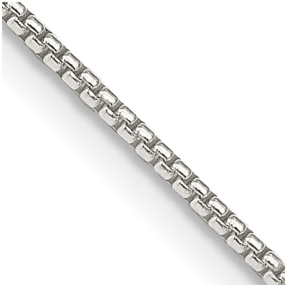 22" Sterling Silver Rounded Box Chain