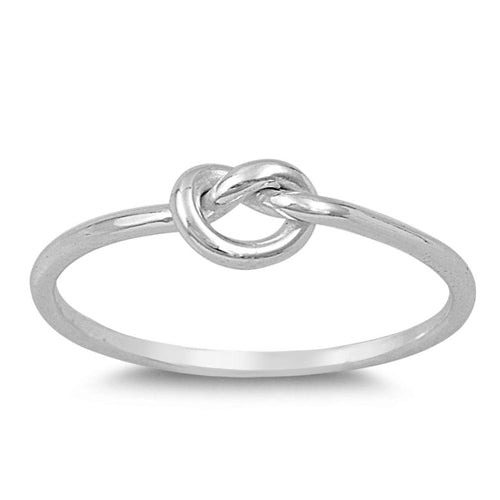 Silver Love Knot Ring Sz. 6.75