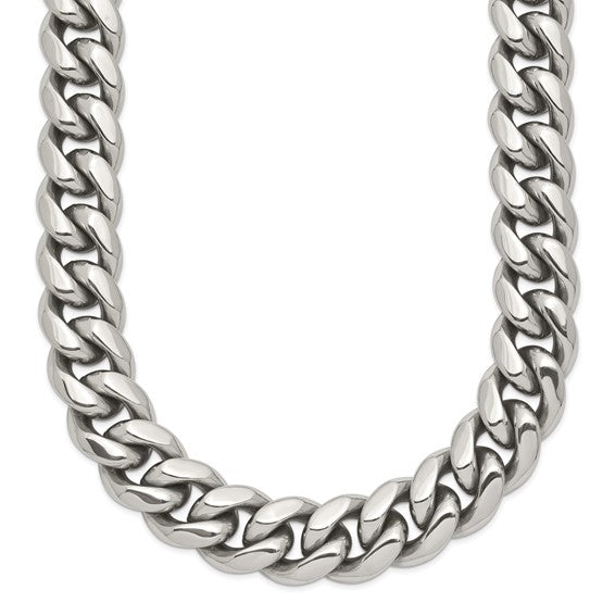 24" Stainless Steel Curb Chain