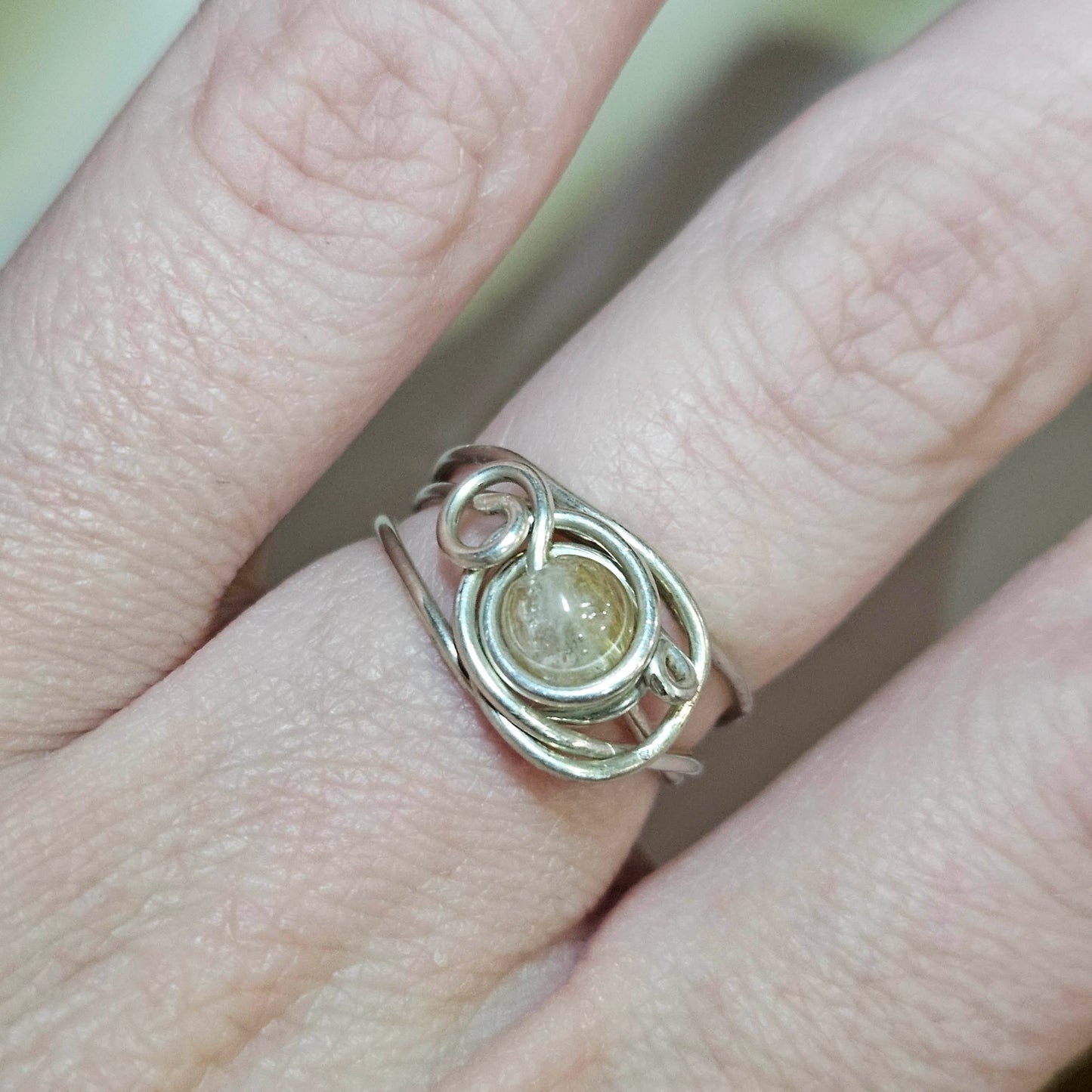 Handmade Sterling Quartz Ring