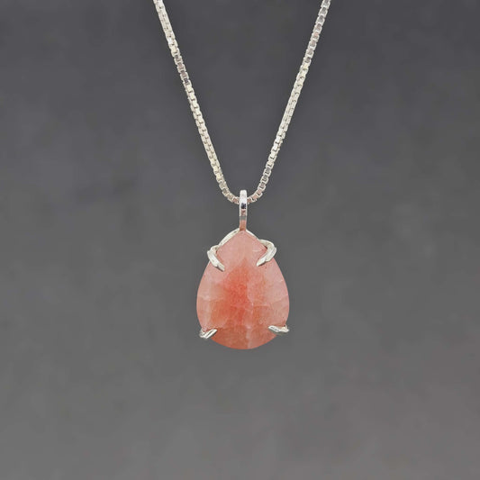 Handmade Rhodochrosite Necklace
