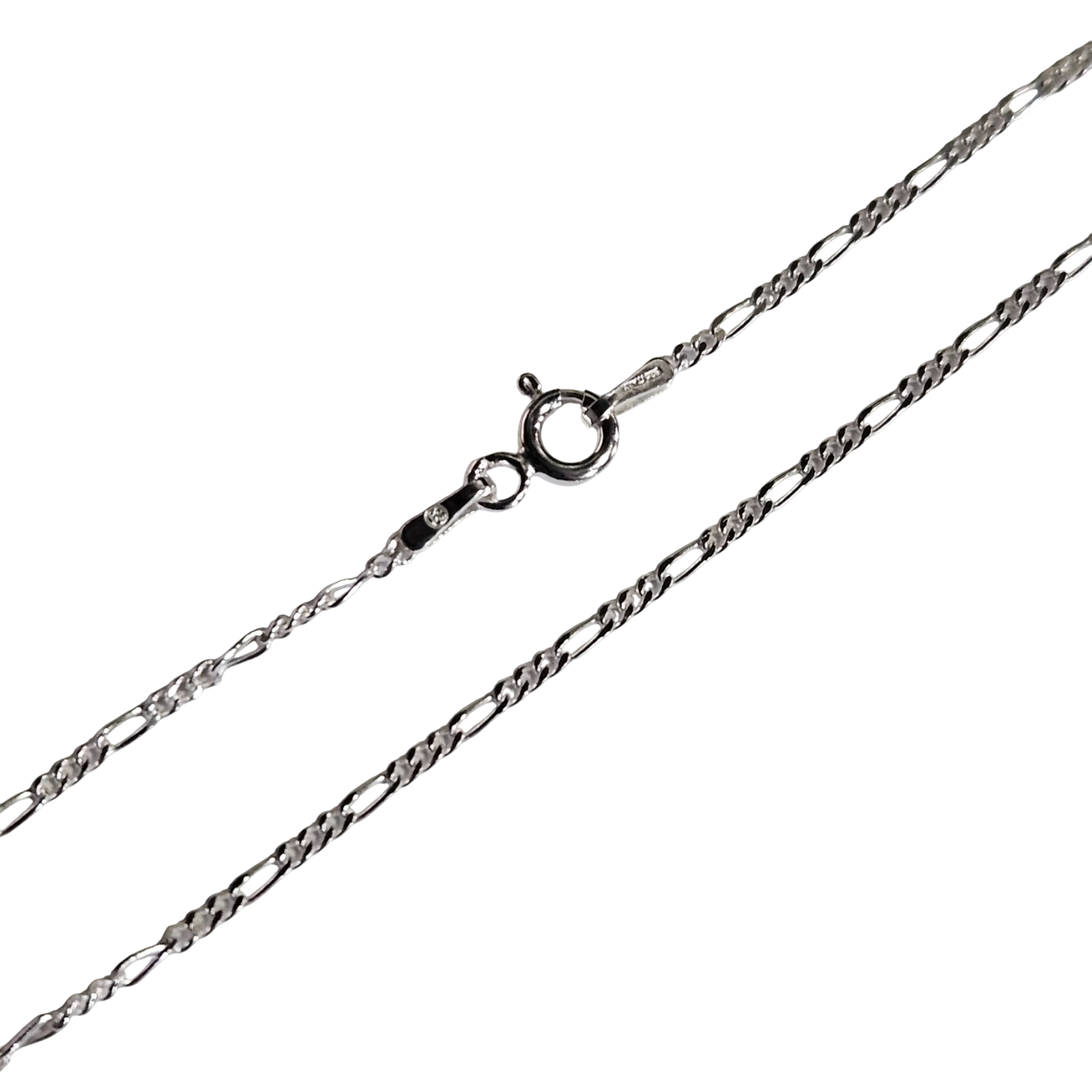 Sterling 18" 1.5mm Figaro Chain