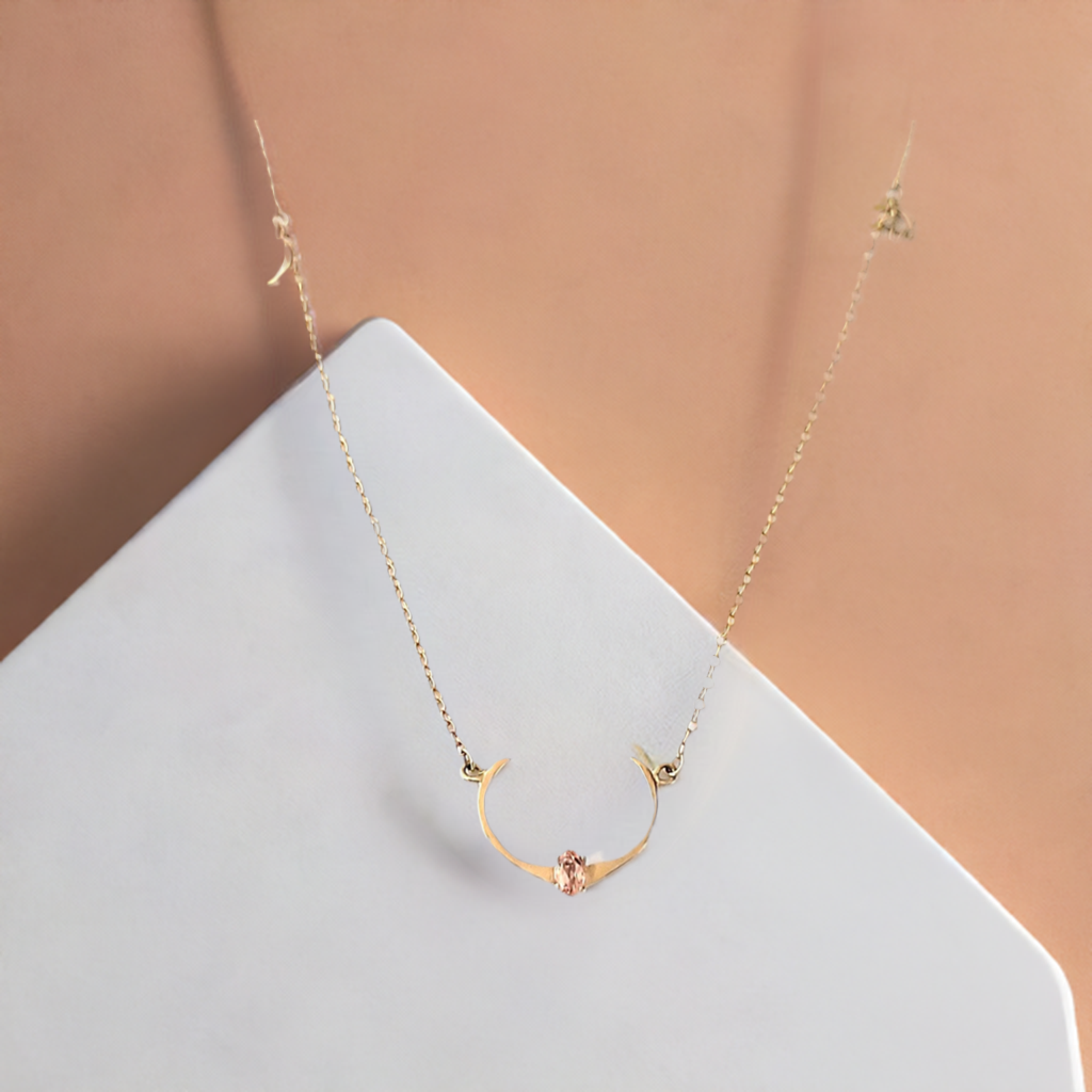 Crescent with Imperial Topaz
