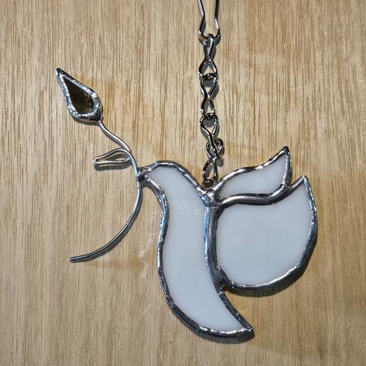 Dove Stained Glass Suncatcher