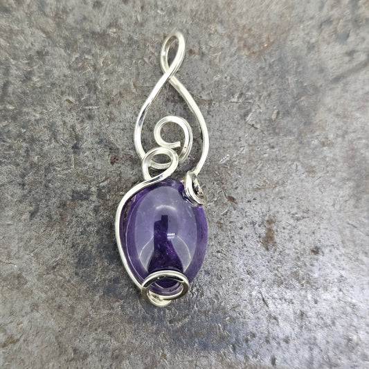 Handmade Amethyst Pendant