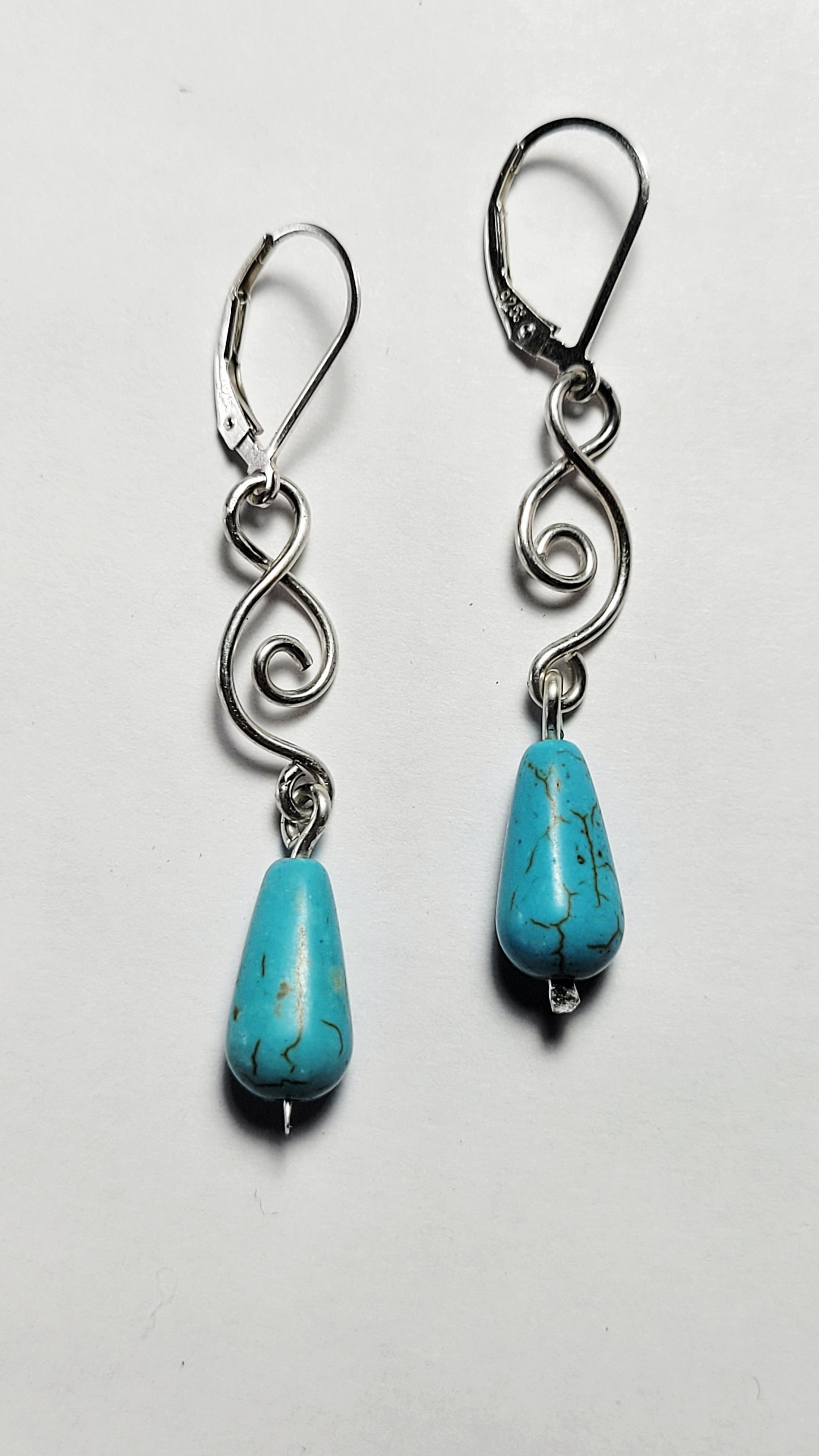 Sterling Turquoise Earrings